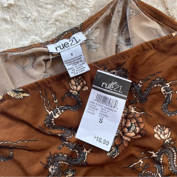 Rue21 Rhinestone Strap Crop Top - Picture 5 of 6